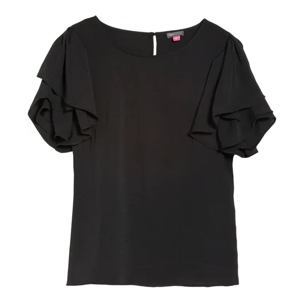 Flutter Sleeve Crepe Top